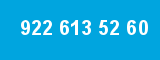 922 613 52 60 922 613 52 60